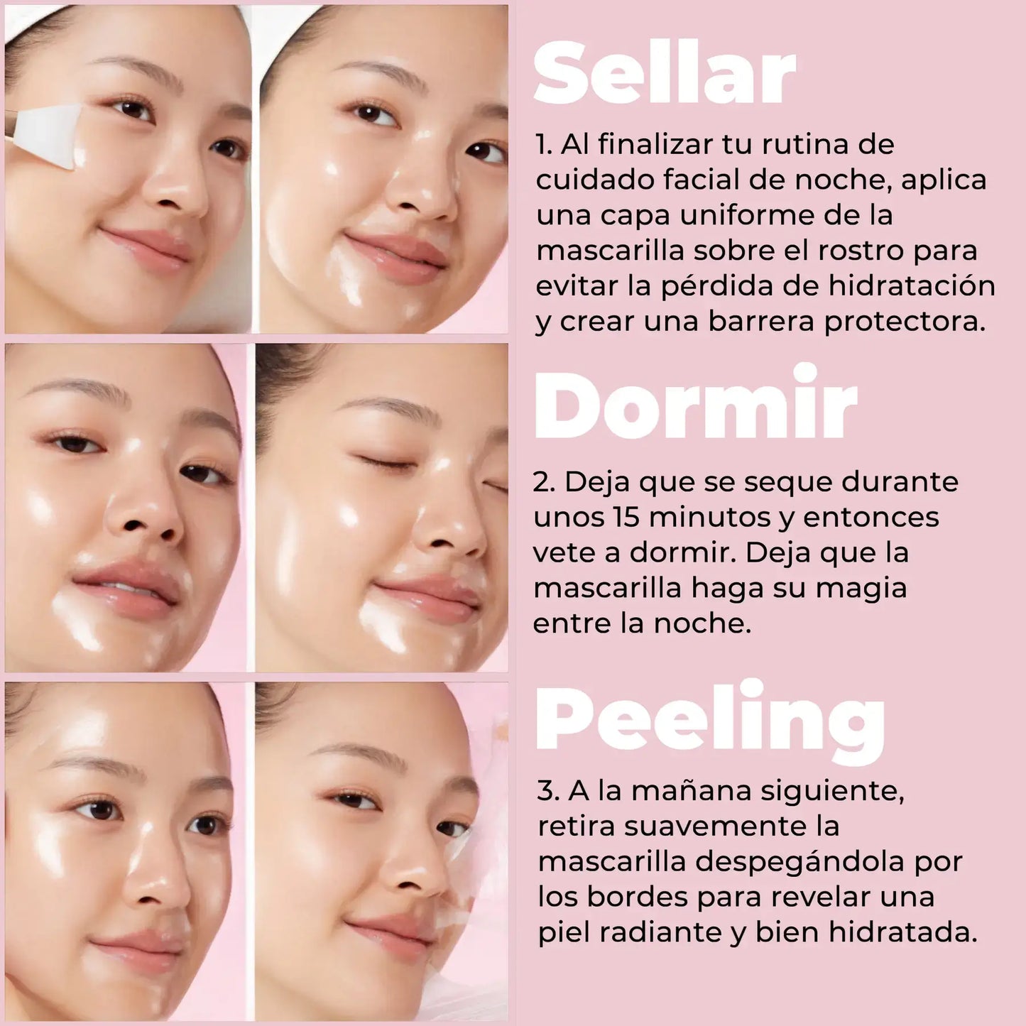 GlowMask™ - Recupera la elasticidad y reduce arrugas mientras duermes